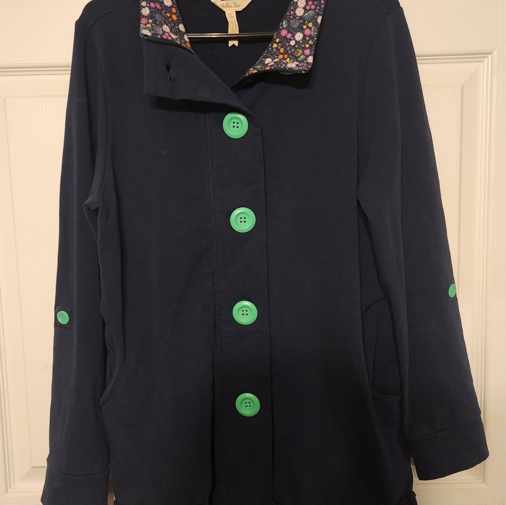 Matilda Jane ladies jacket, blue, size small